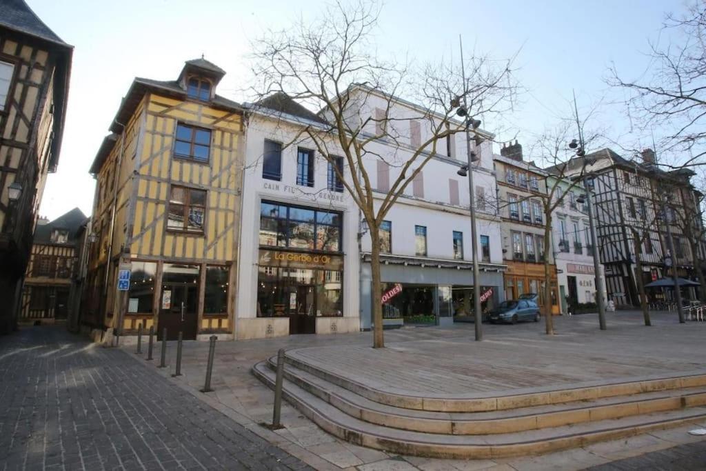 Ferienwohnung Cocoon Standing - Coeur Historique De Troyes Exterior foto